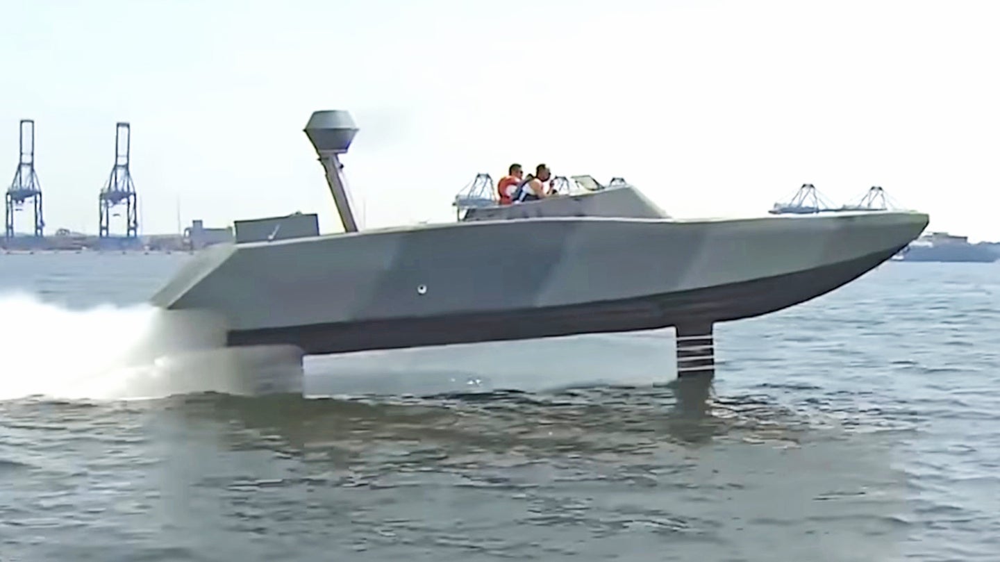hydrofoil catamaran fishing boat