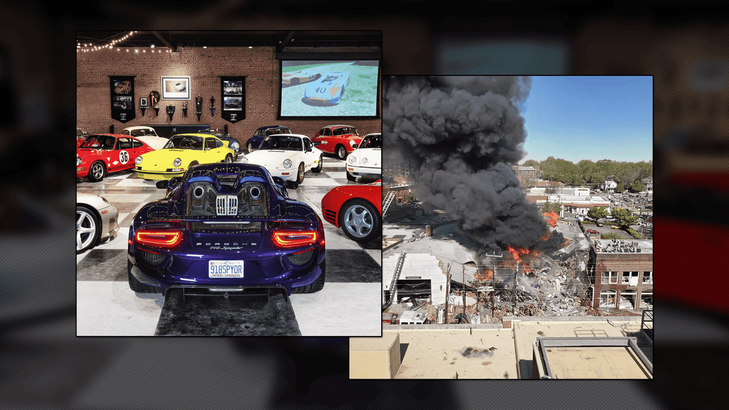 America’s Largest Vintage Porsche Collection Heavily Damaged in Gas Explosion