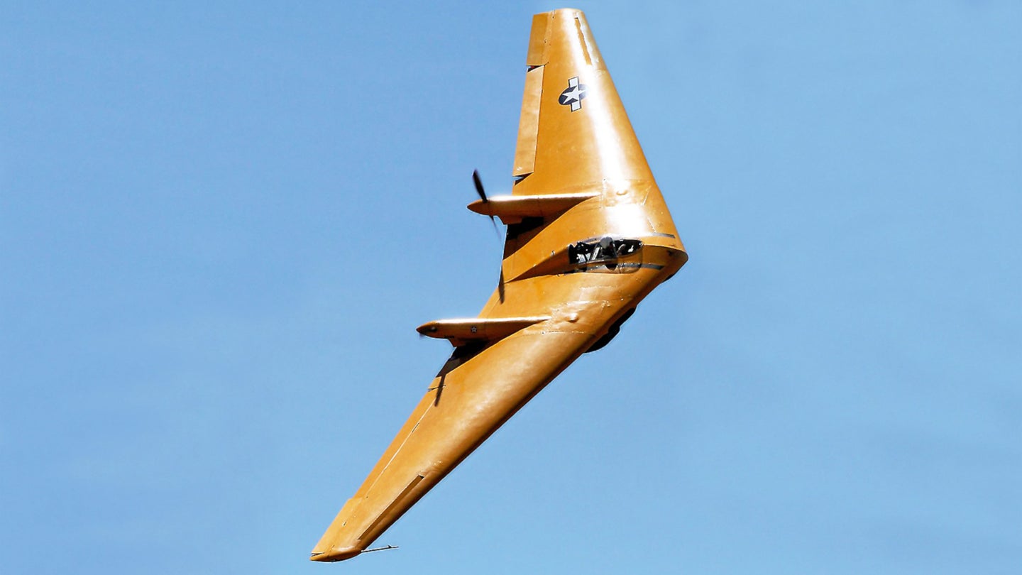 Rare and Historic Northrop Flying Wing Crashes Into Prison Yard In California (Updated)