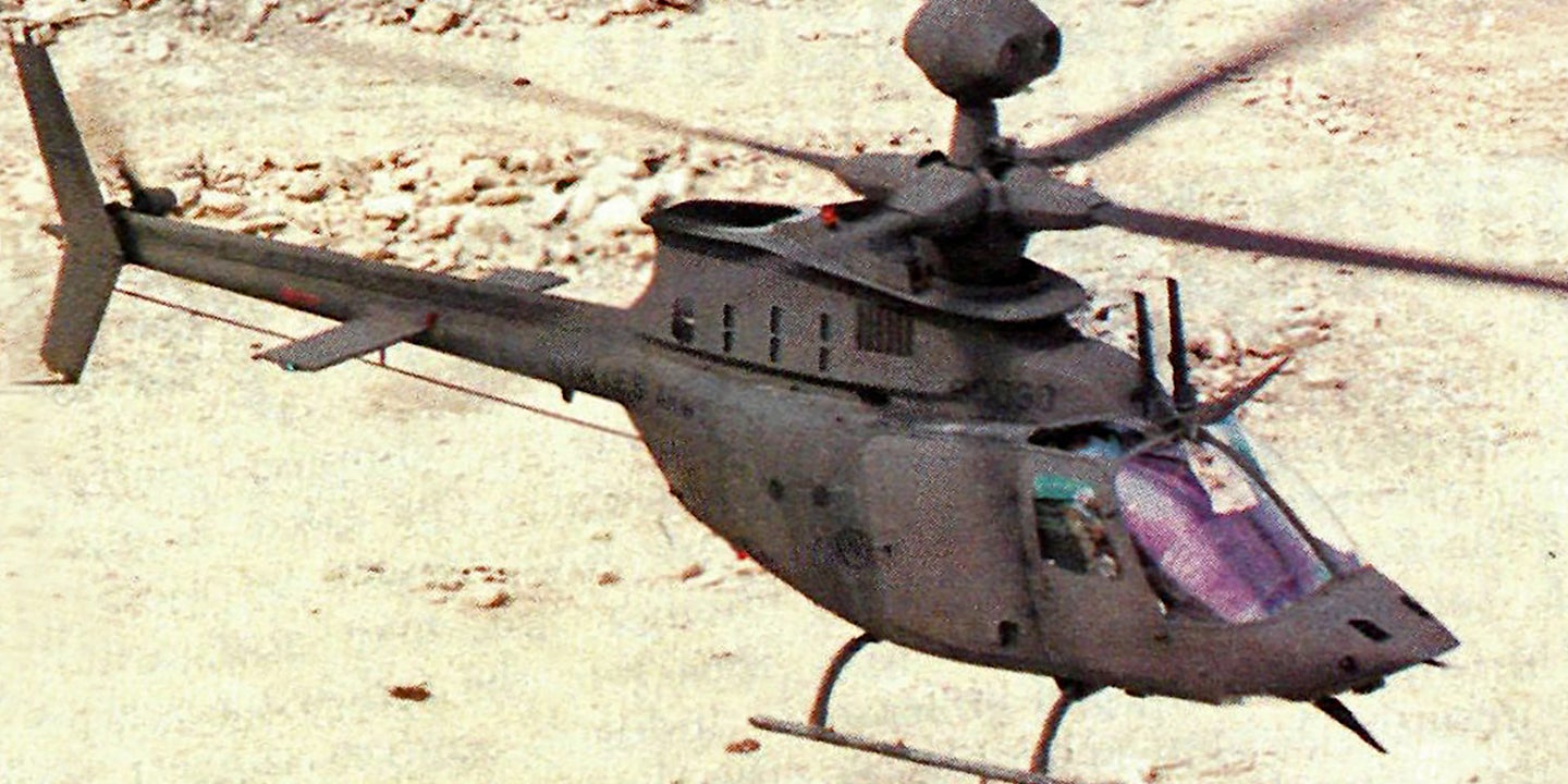 The Army Nearly Adopted This Stealthy OH-58X Kiowa Warrior Variant