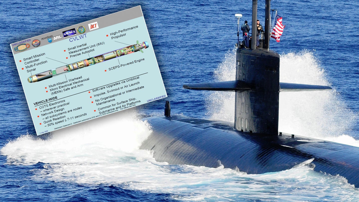 U.S. Navy Looking To Arm Its Subs With Tiny Torpedoes That Intercept Incoming Torpedoes