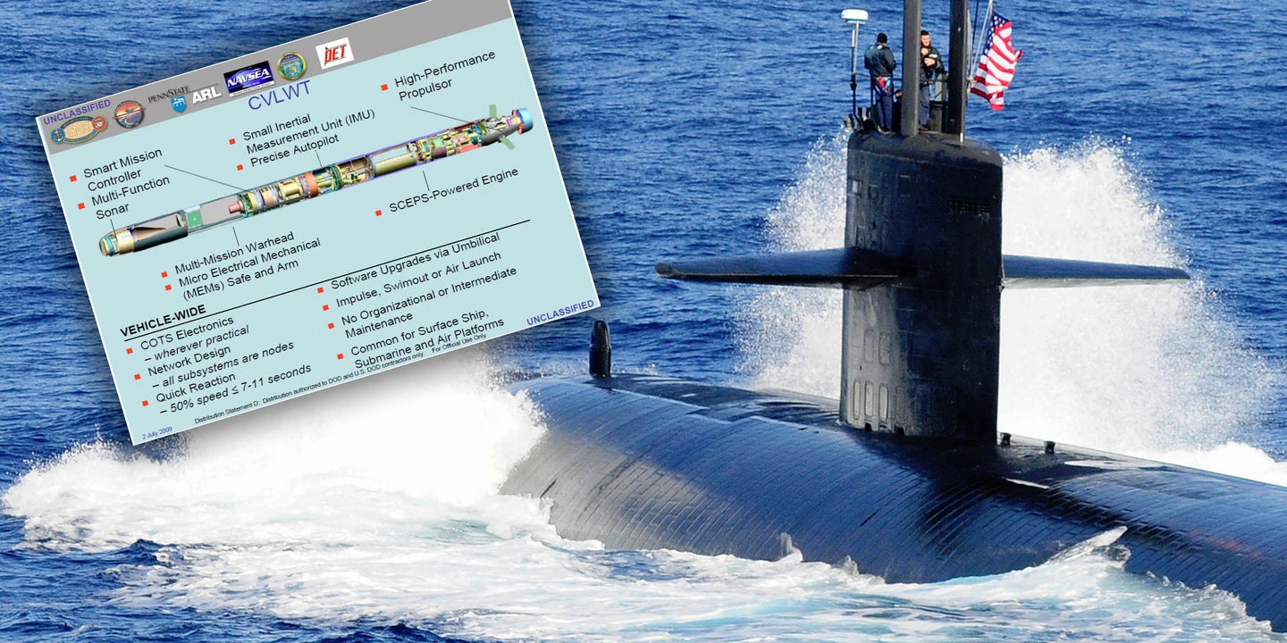 U.S. Navy Looking To Arm Its Subs With Tiny Torpedoes That Intercept Incoming Torpedoes