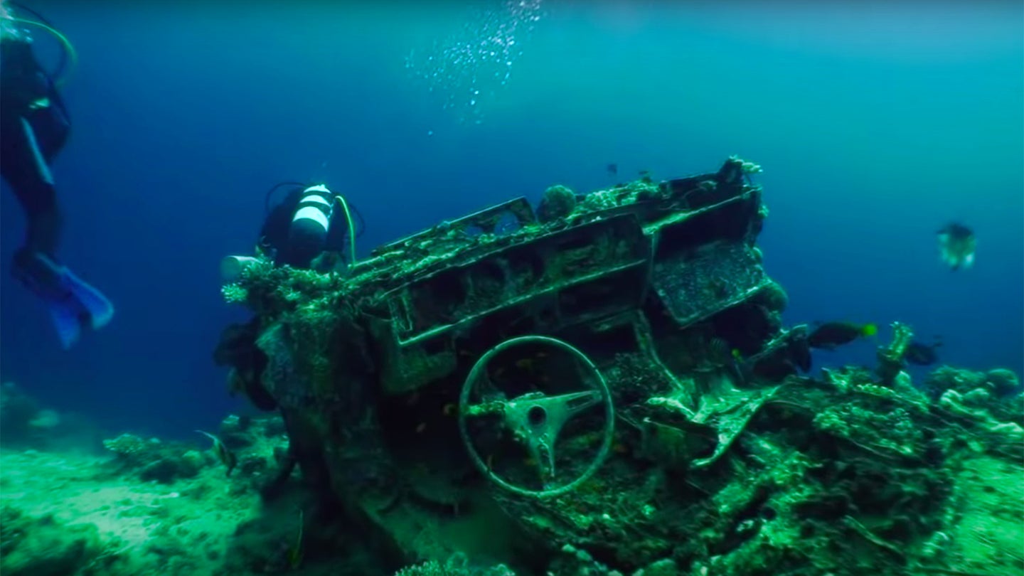 A Shipwrecked Graveyard of 1970s Toyotas Is Hiding Off the Coast of Africa