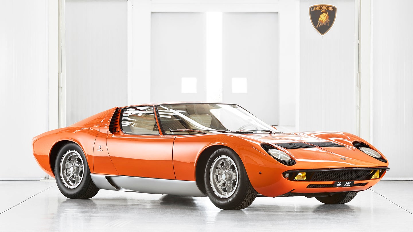 1968 Lamborghini Miura From Original The Italian Job Resurfaces After Missing for Decades