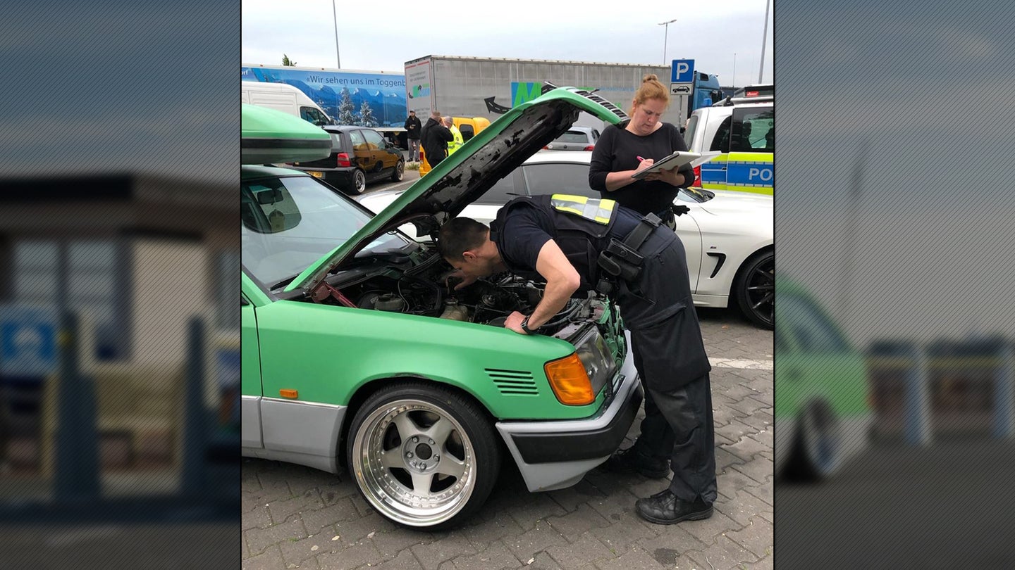 Several Modified and Stance Cars Seized by German Police En Route to Worthersee in UK