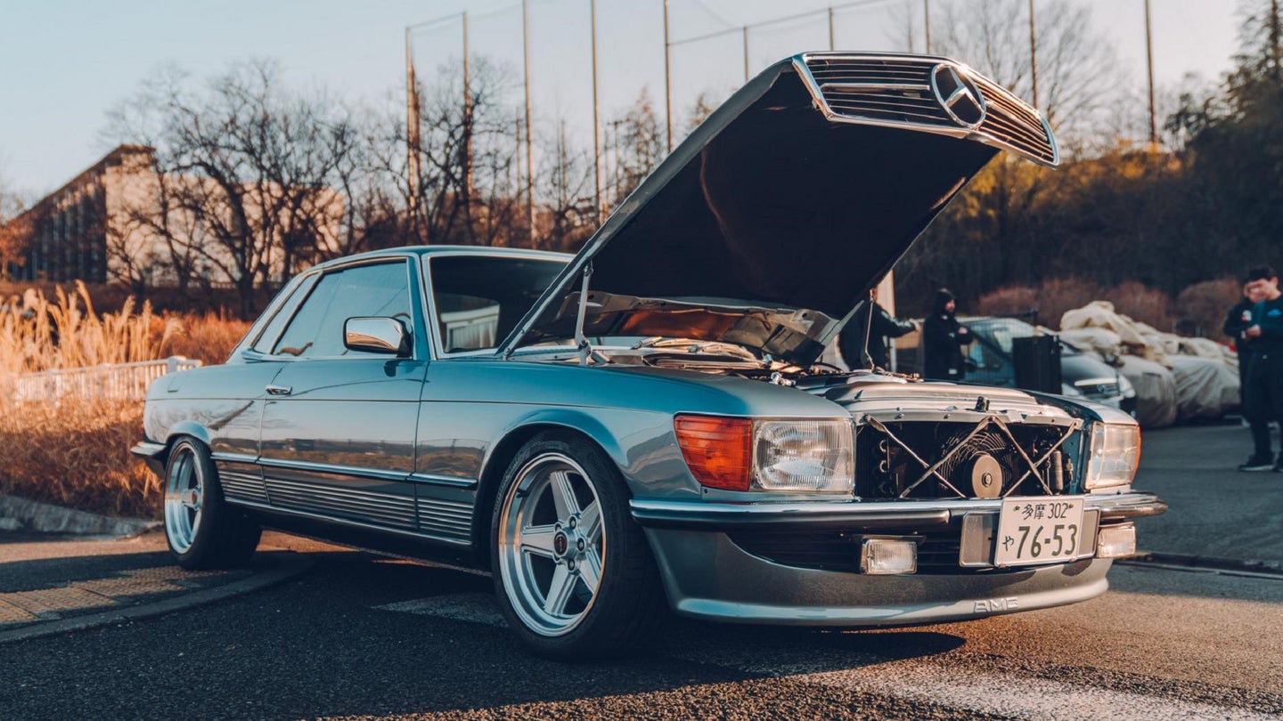 Toyota 2JZ-GTE-Swapped 1977 Mercedes-Benz 450SLC Is What Tuner Dreams Are Made Of