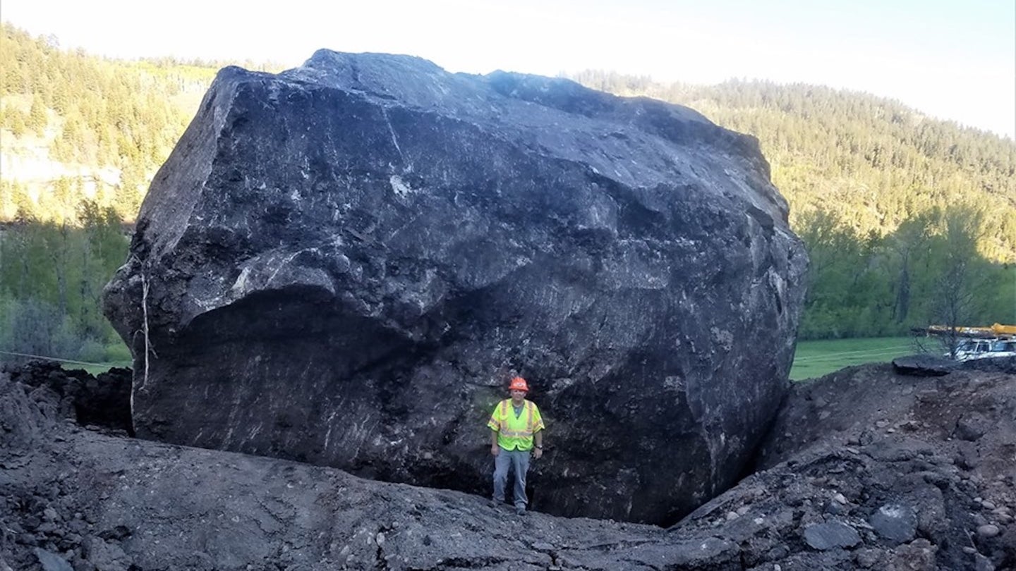 Colorado Axes Plan to Blow Up 8.5M-Pound Runaway Boulder, Will Modify Highway Instead