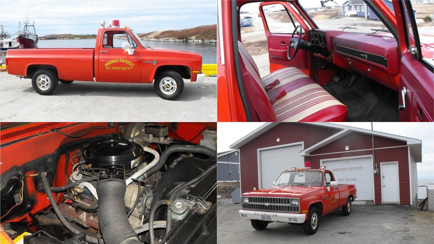 Good-As-New 1981 Chevrolet Fire Truck With Only 1,300 Miles Is Fit for a Museum