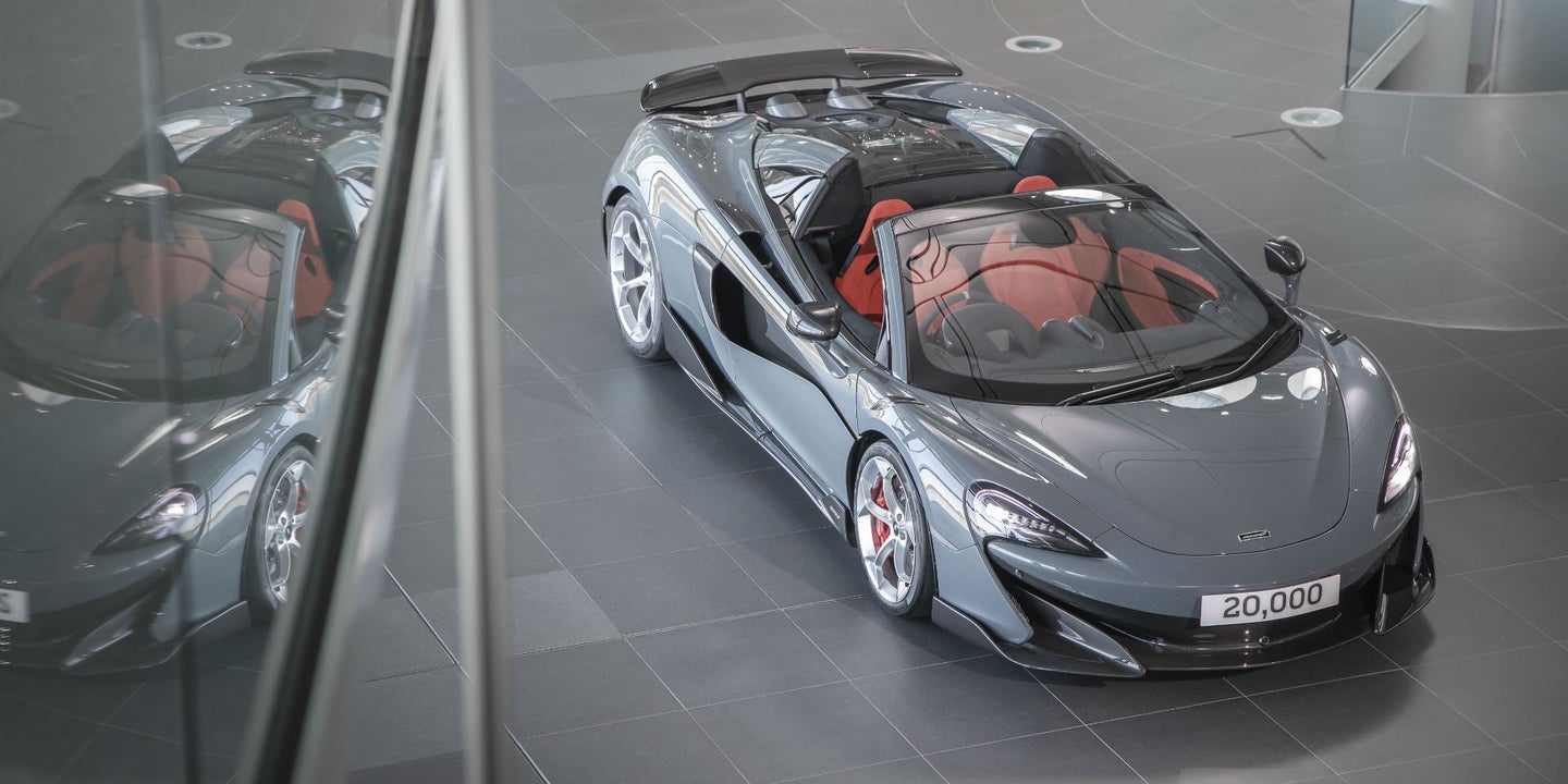 This Handsome McLaren 600LT Spider Is the Automaker&#8217;s 20,000th Supercar Built