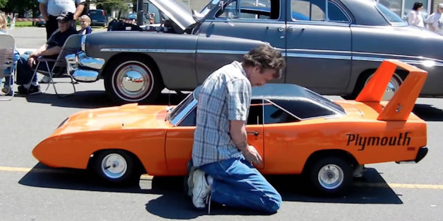 This Adorable Plymouth Superbird Replica Is Just Two Feet Tall and Totally Drivable