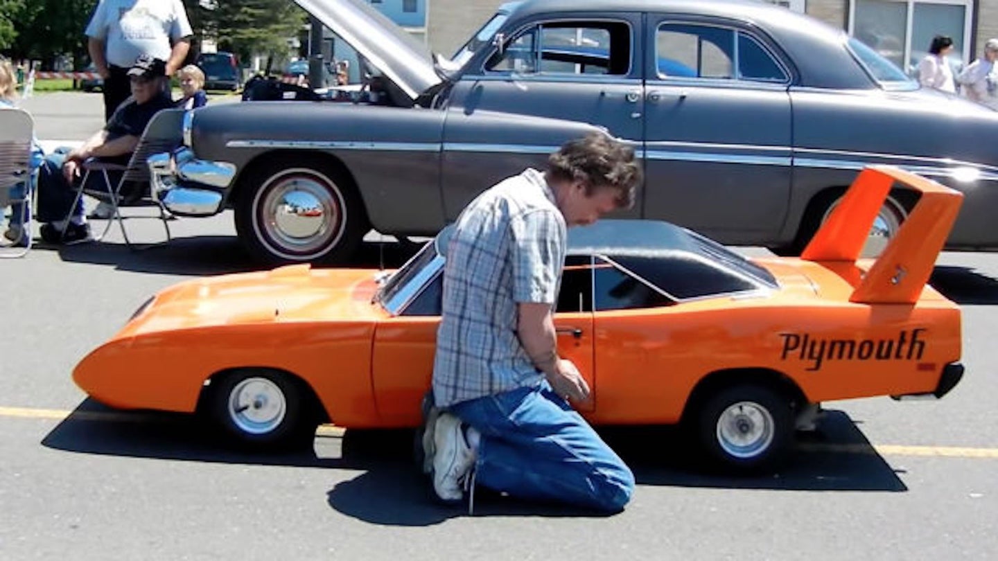 This Adorable Plymouth Superbird Replica Is Just Two Feet Tall and Totally Drivable
