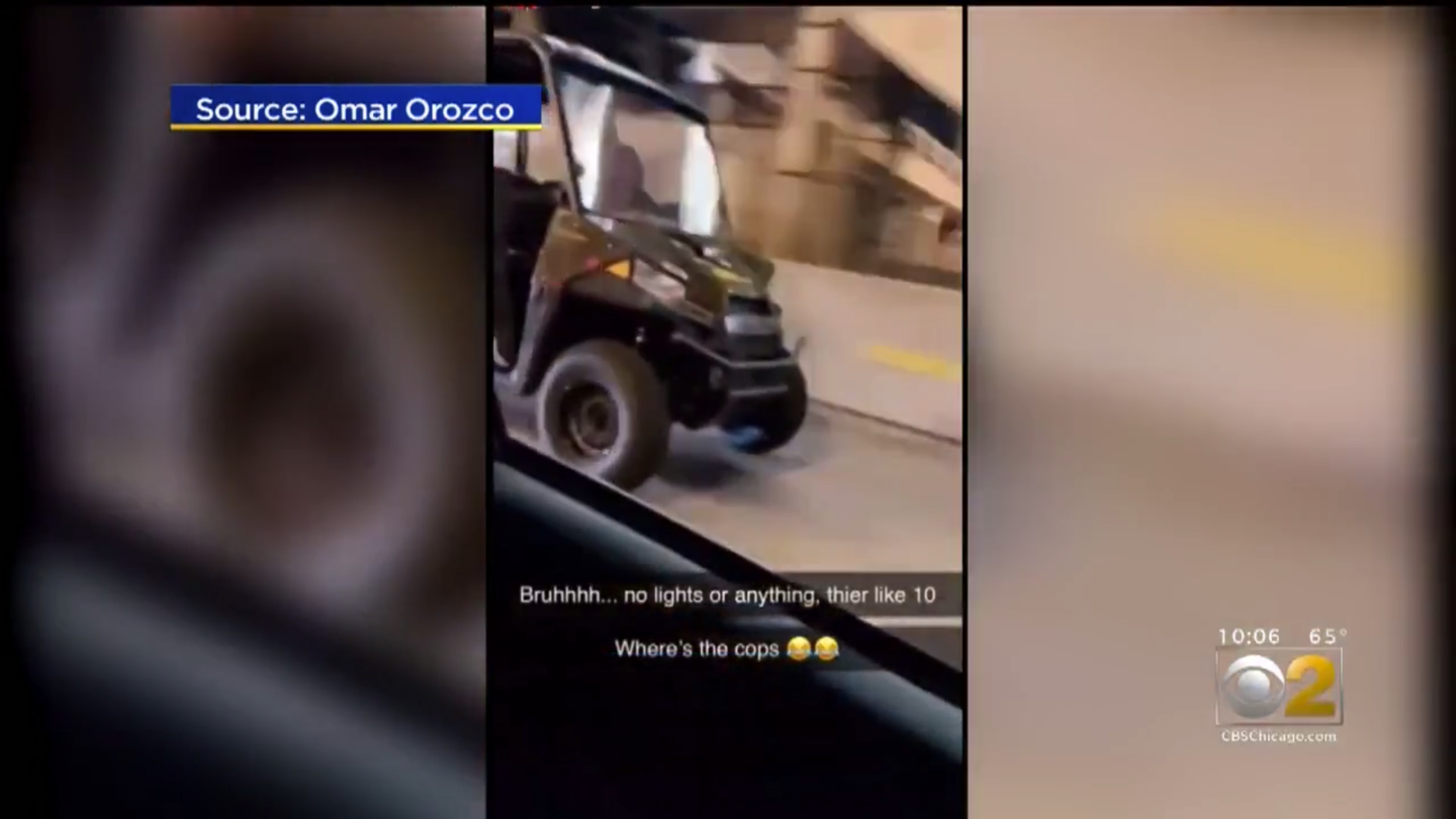 Kids Driving Off-Road Side-by-Sides Down Chicago Highway Caught on Video but Avoid Police