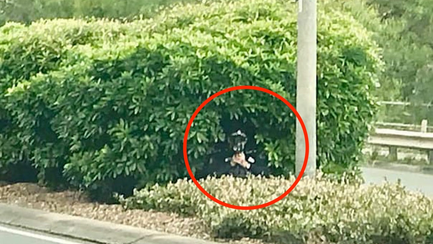 Sneaky Australian Cops Are Hiding in Bushes to Catch Speeders