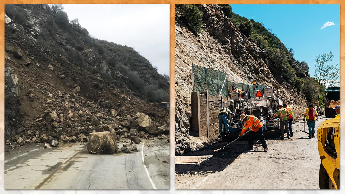 How California Is Fixing Angeles Crest Highway After Its Worst Landslide in Decades