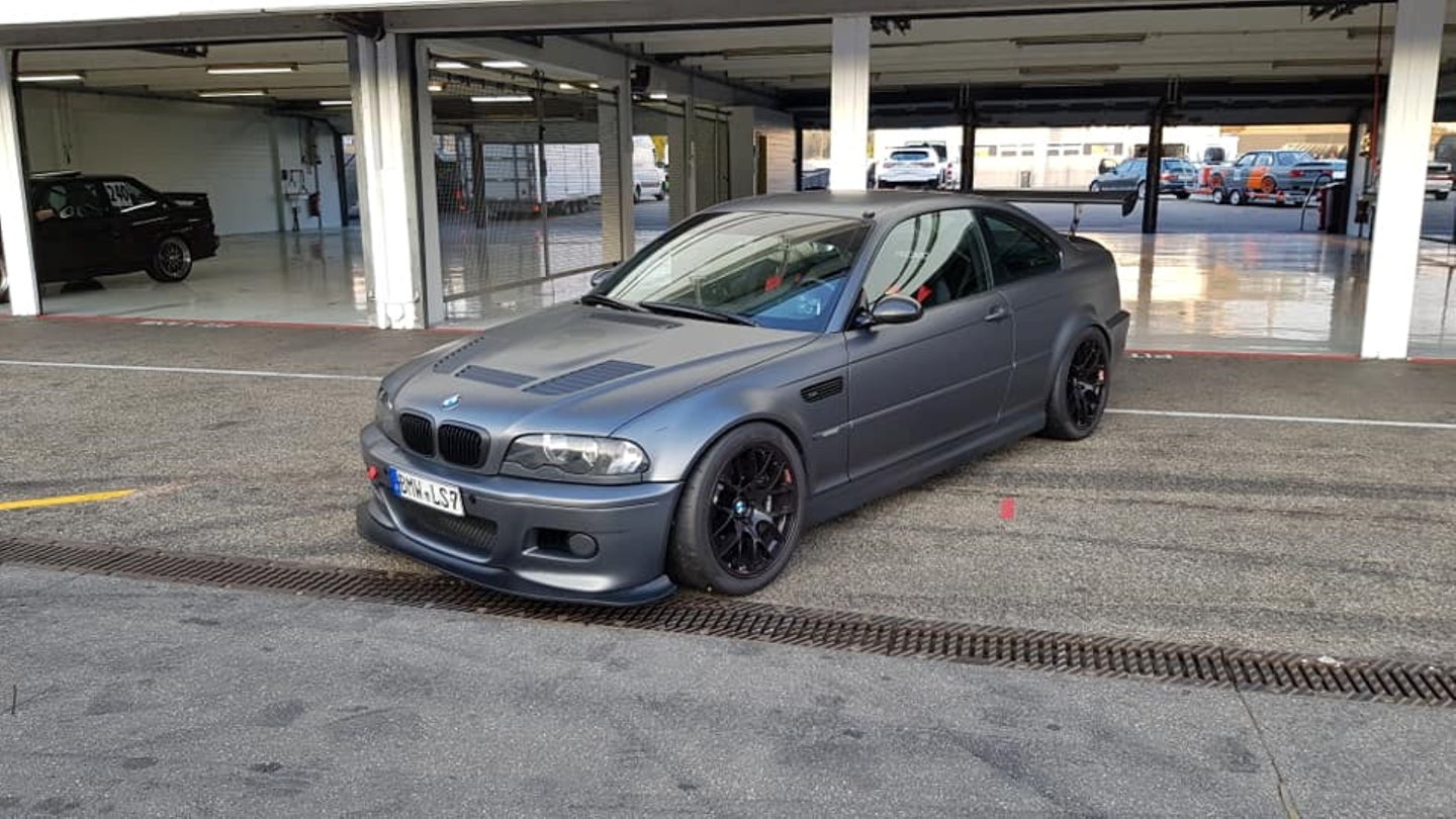 Drool at the Sound of an LS7-Swapped BMW E46 M3 Lapping Germany’s Hockenheim Circuit