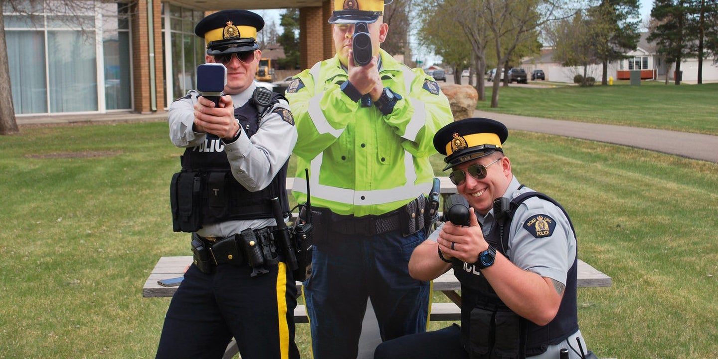 Canadian Police Are Using Cutouts of Officers Like Scarecrows to Curb Speeding
