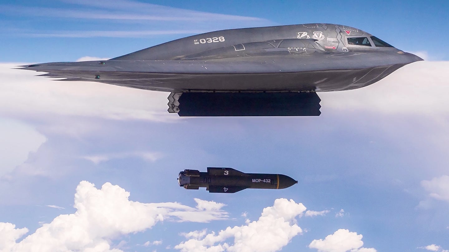 New Video Of B-2 Bomber Dropping Mother Of All Bunker Busters Sends Ominous Message