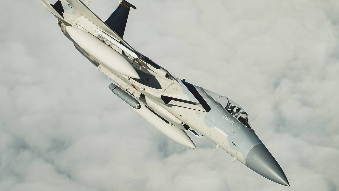 F-15C Eagle&#8217;s New Infrared Search And Track Pod Spotted At Huge Exercise In Alaska