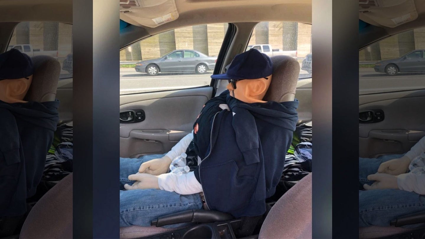New York Man Ticketed for Illegally Driving in HOV Lane With Fake Passenger