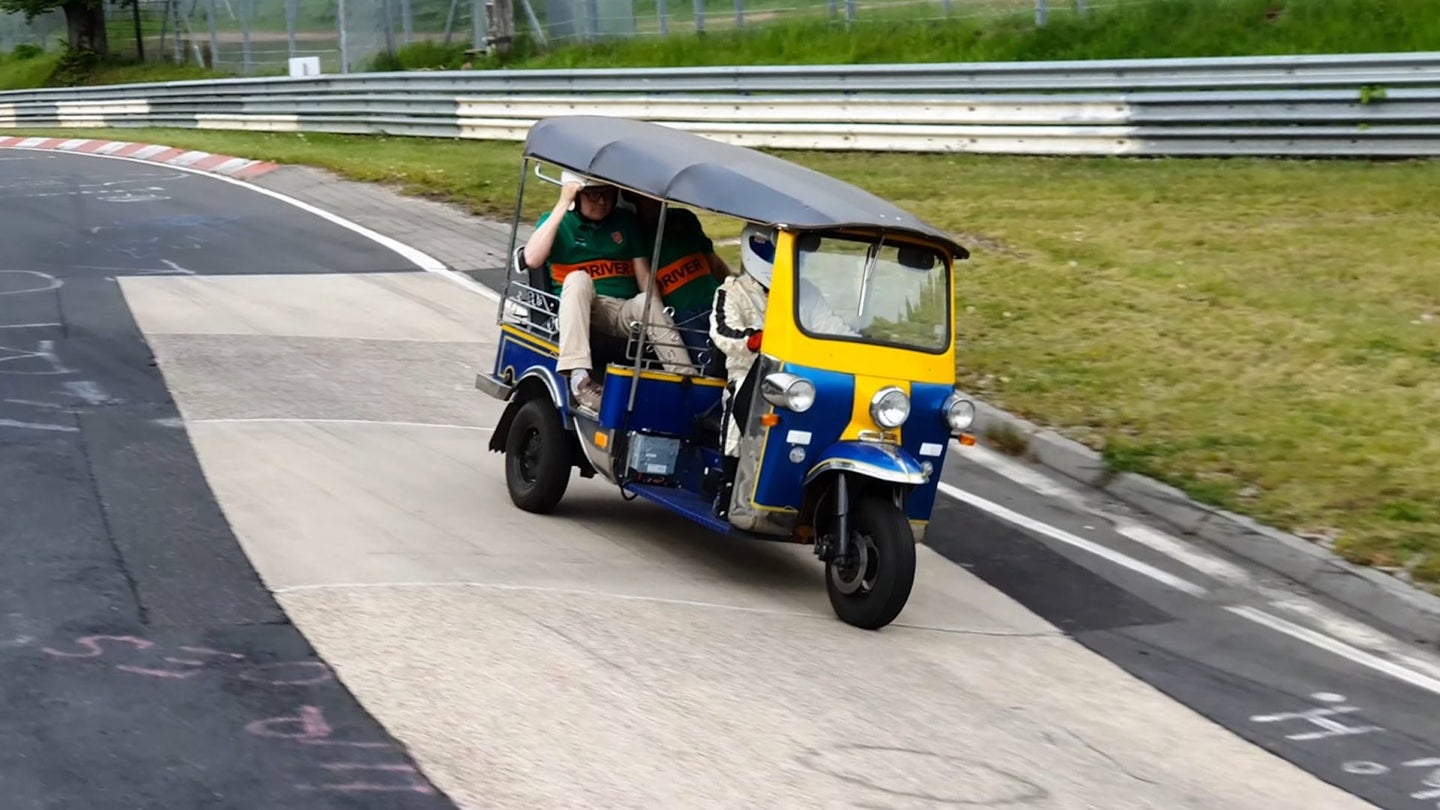 This Three-Wheeled Tuk-Tuk Just Set a Fantastically Sketchy 31-Minute Nürburgring Lap Record