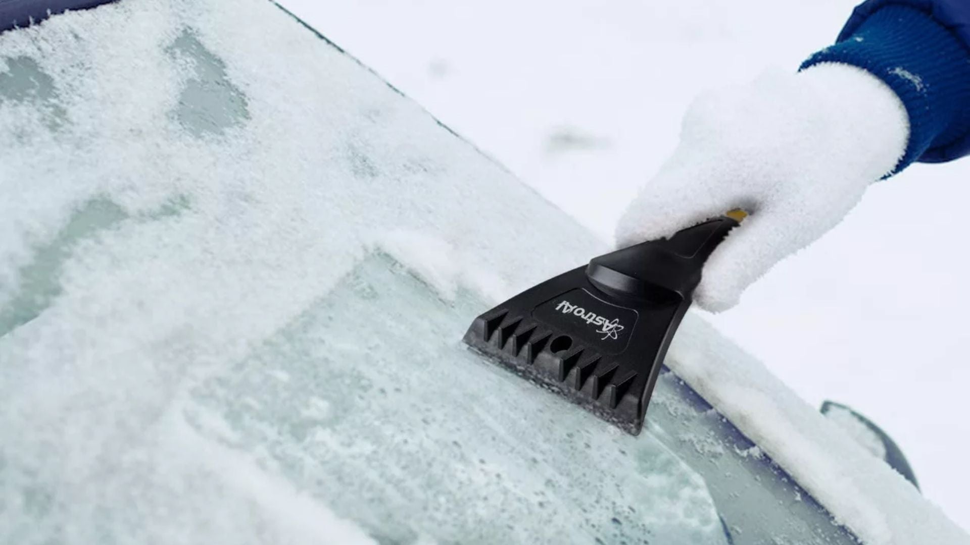OxGord 2-in-1 Snow Brush and Ice Scraper for Cars, Trucks, SUVs