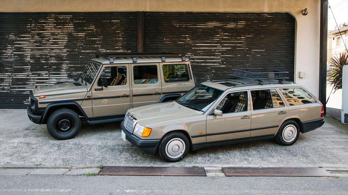 mercedes-benz 300te station wagon and G-Wagen