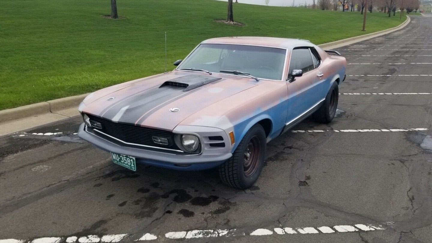 This Rusty 1970 Ford Mustang Mach 1 Is Not the ‘Barn Find’ It Appears to Be