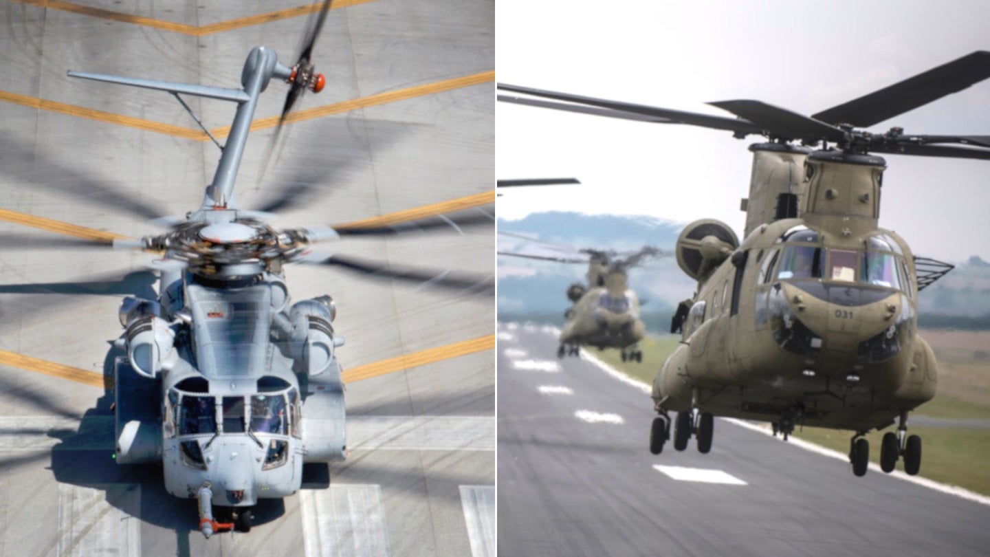 USMC&#8217;s CH-53K King Stallion&#8217;s Woes Have Put It In A Duel With The CH-47 Chinook