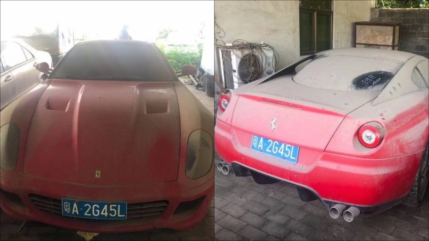 Abandoned Ferrari 599 Headed to Chinese Police Auction Can Be Yours for $250