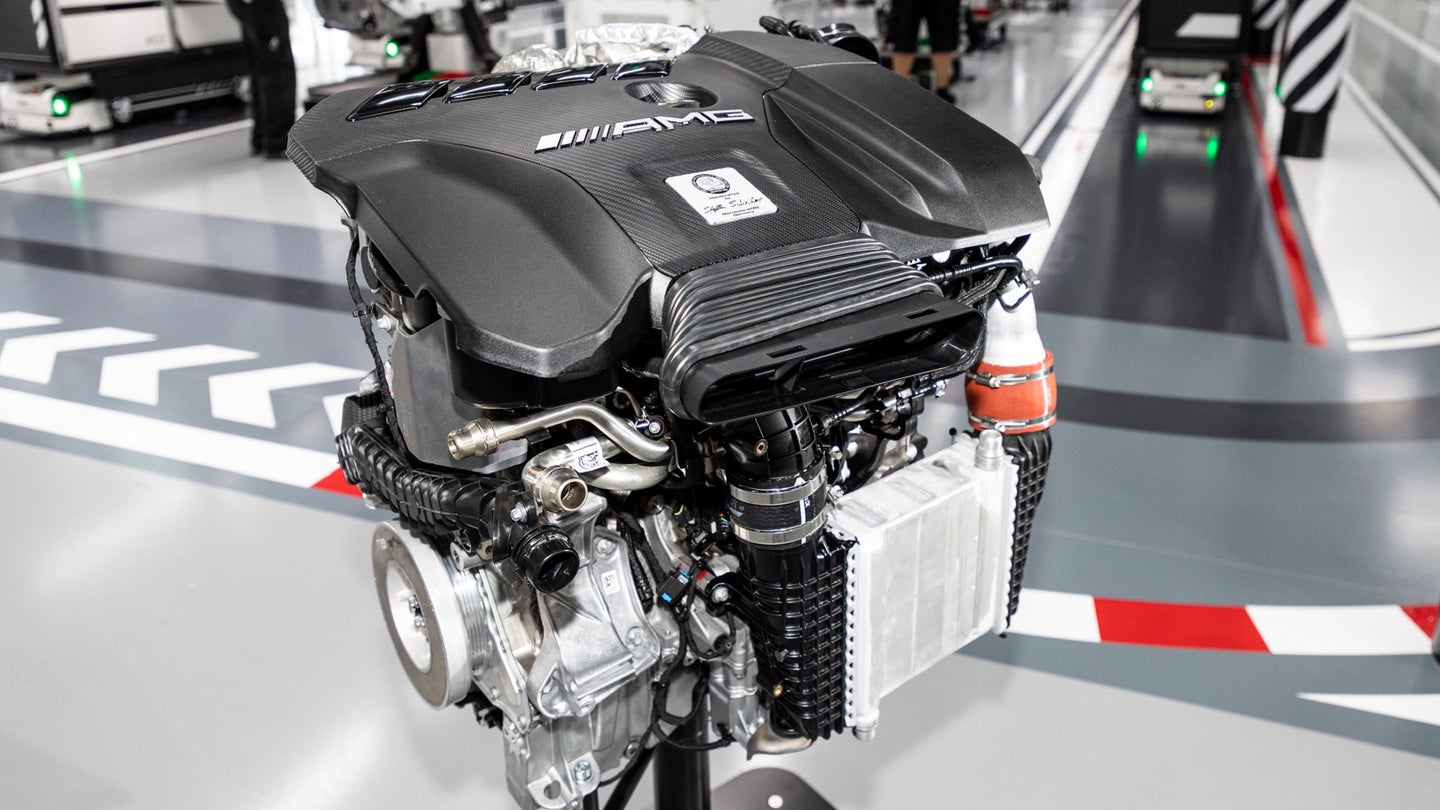 Mercedes-AMG’s New 416-HP Turbocharged Four-Cylinder Engine Is the World’s Most Powerful Four-Banger