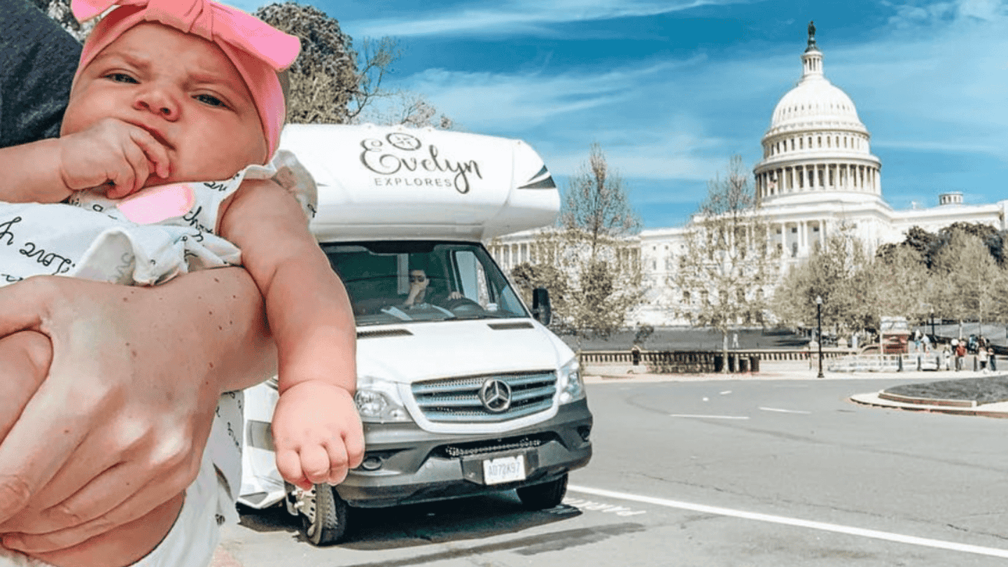 Mercedes-Benz RV-Riding Baby Will Soon Be Youngest Person to Visit All 50 States