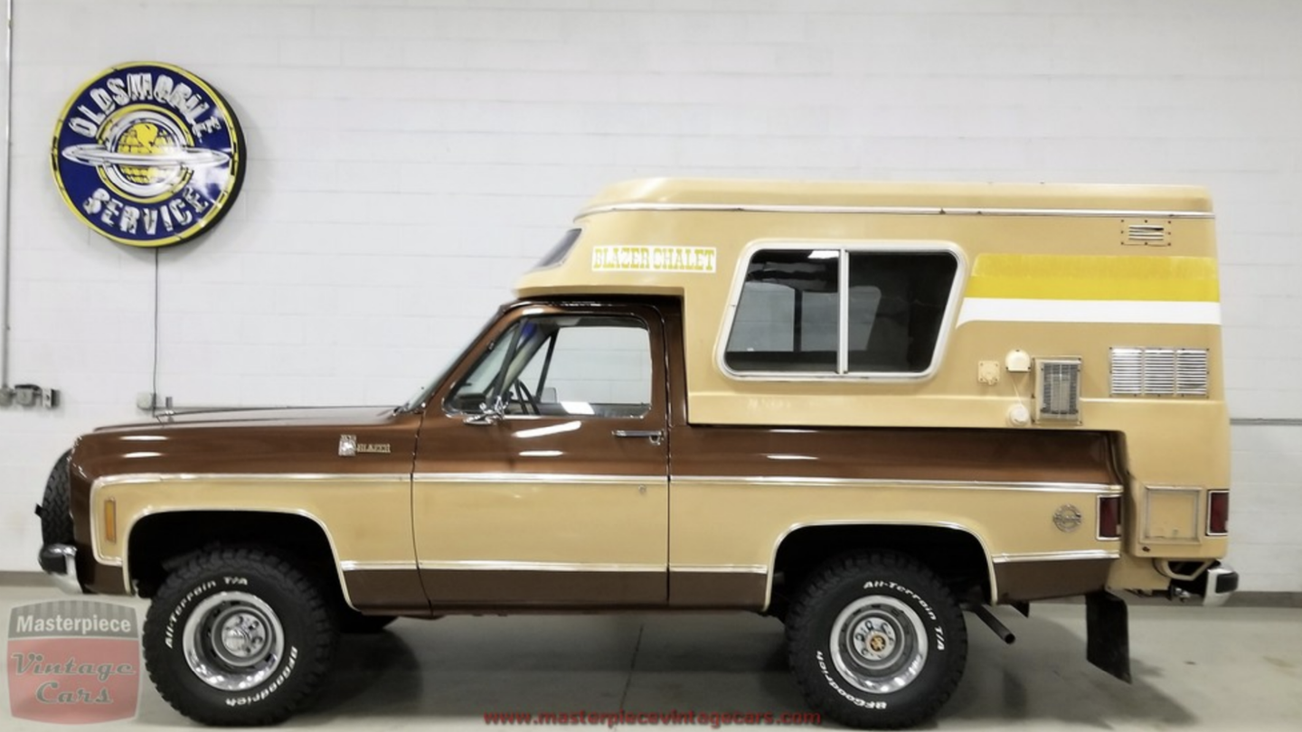 Found for Sale: Vintage 1977 Chevrolet Blazer Chalet Is the Ideal Camping Truck