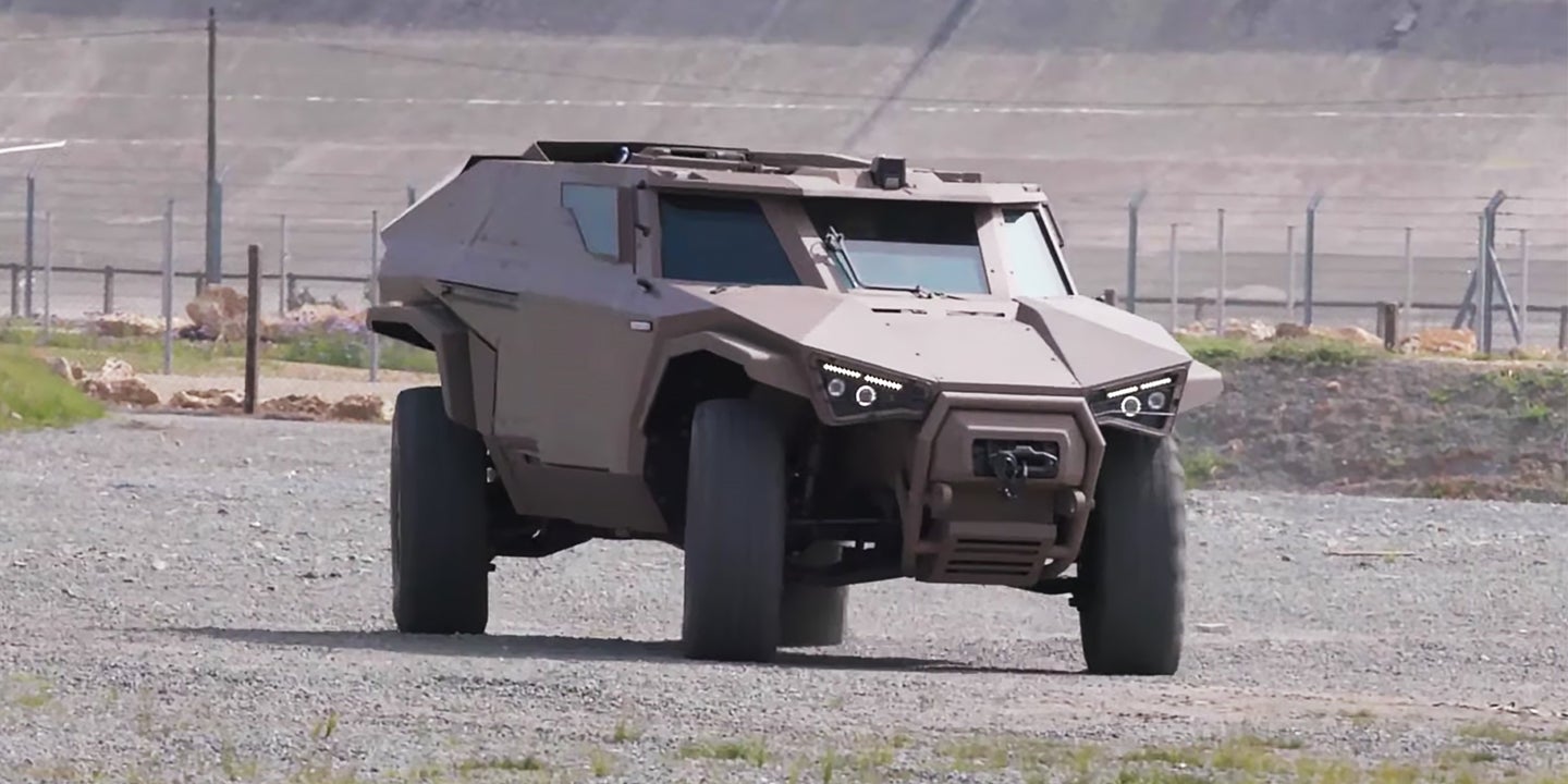Volvo Group’s Arquus Scarabee Is a Crab-Walking, Remote-Controlled Euro Humvee
