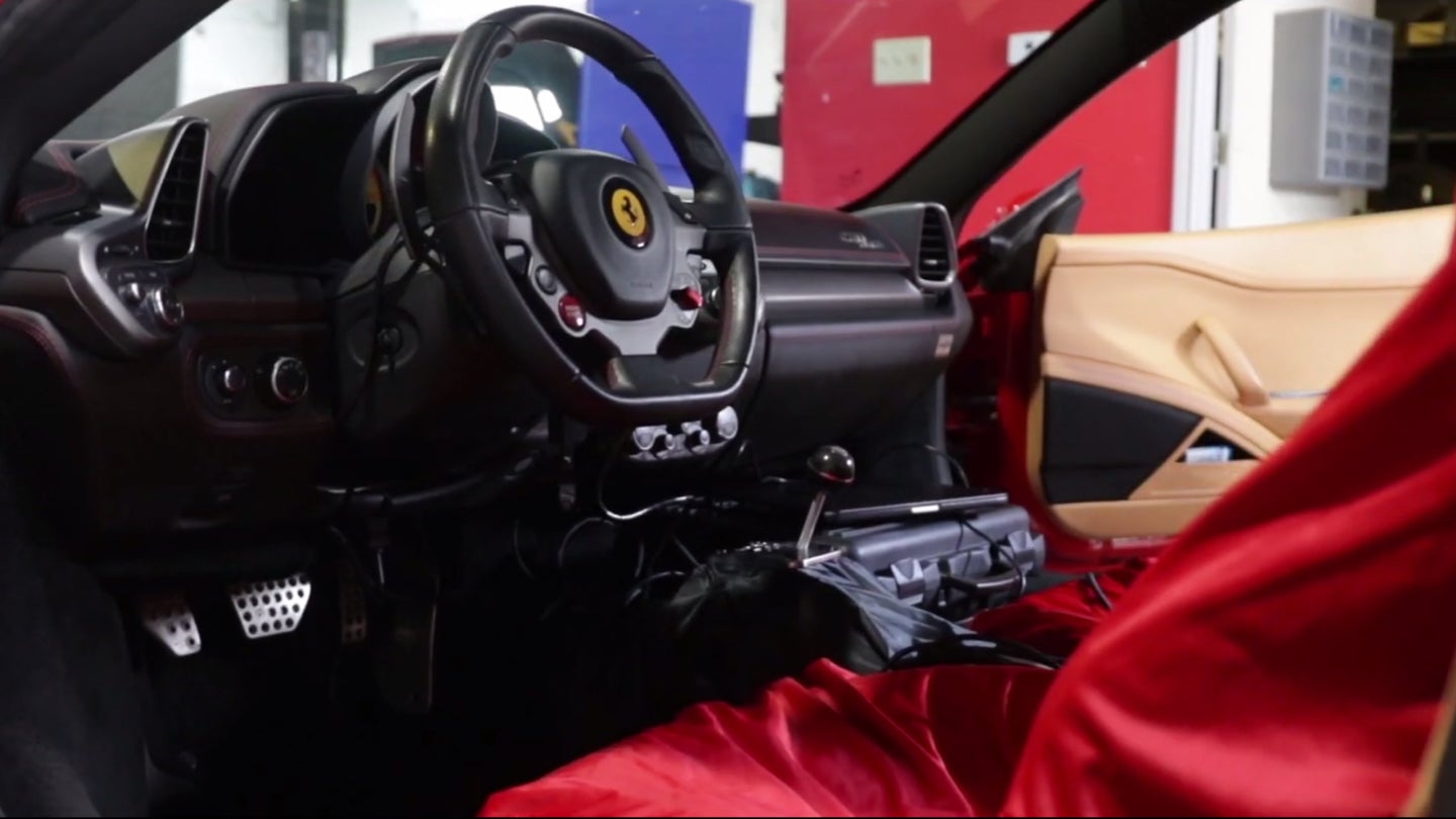 Think of the Children: Texas Shop Builds Ferrari 458 Italia With Six-Speed Gated Manual