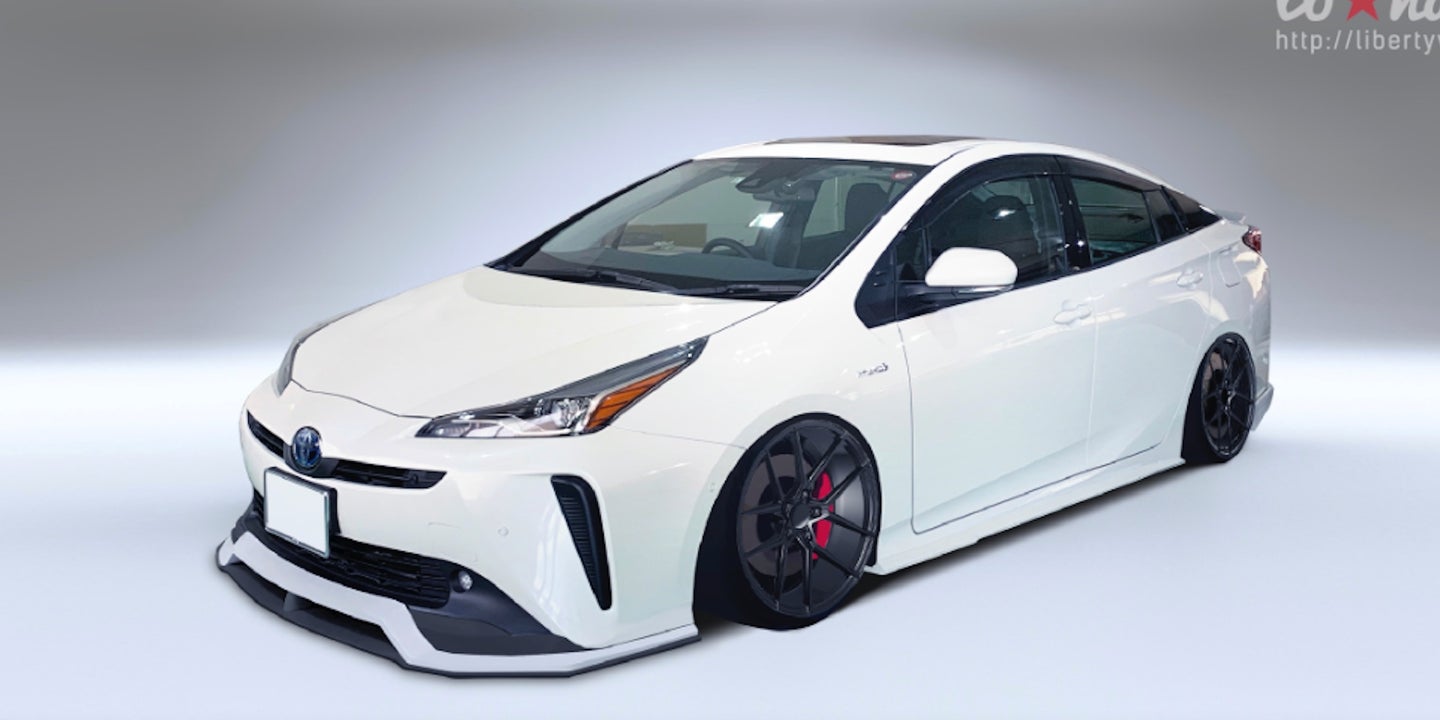 Fanboys Rejoice, There’s Now a Liberty Walk Body Kit for the 2019 Toyota Prius