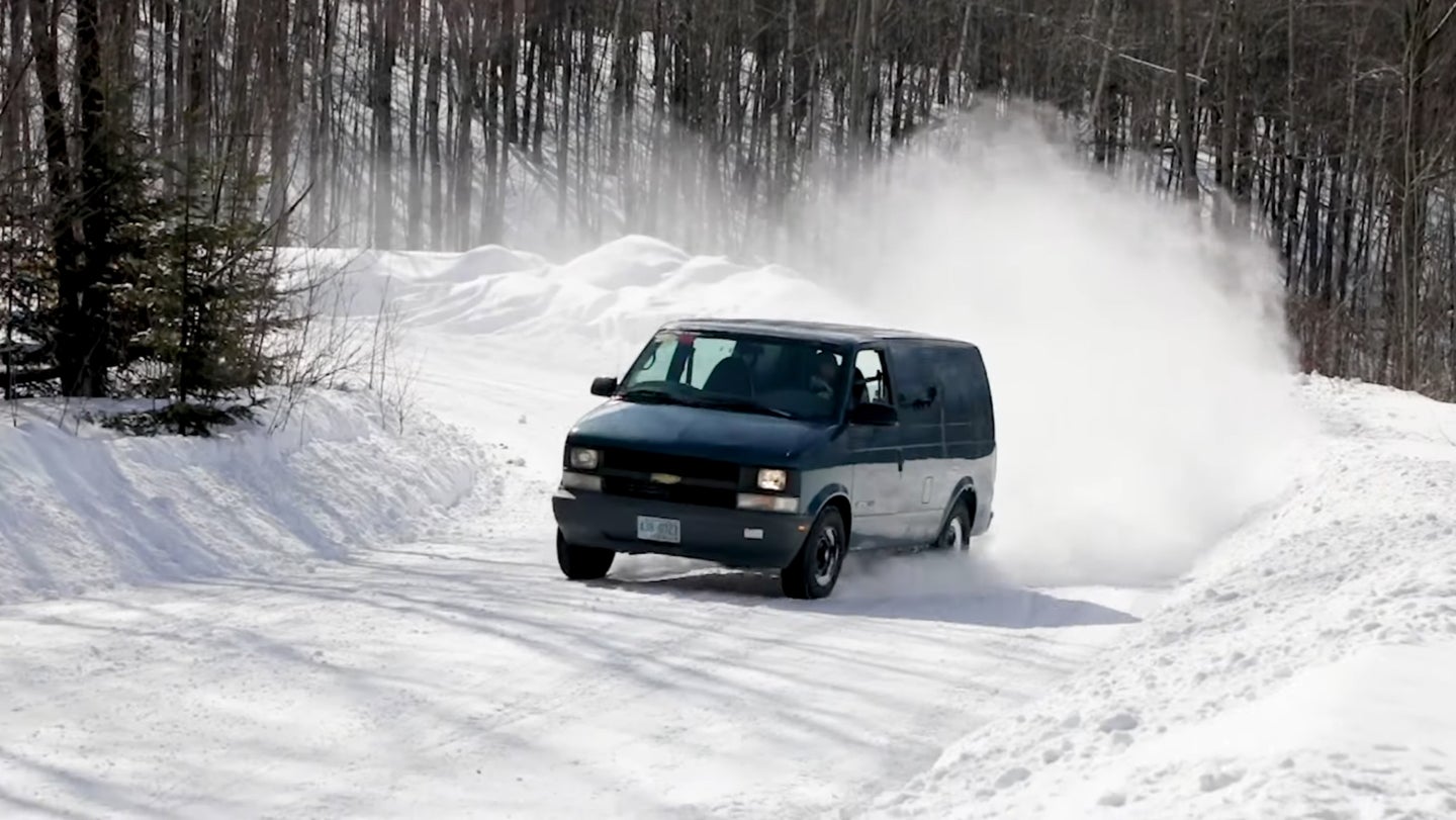 This AWD Chevrolet Astro Van Is What Affordable Rally Racing Dreams Are Made Of