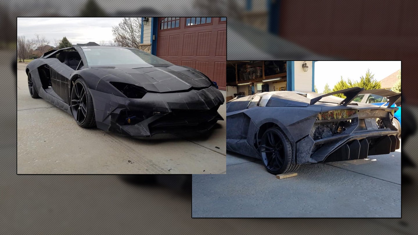 Father and Son 3D-Print Lamborghini Aventador Replica With Corvette Engine for $20,000