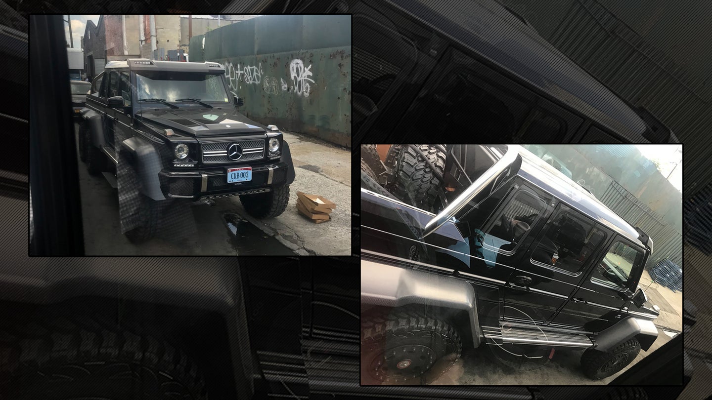 This Street-Parked Mercedes-AMG G63 6×6 Belongs to the Consul General of Monaco
