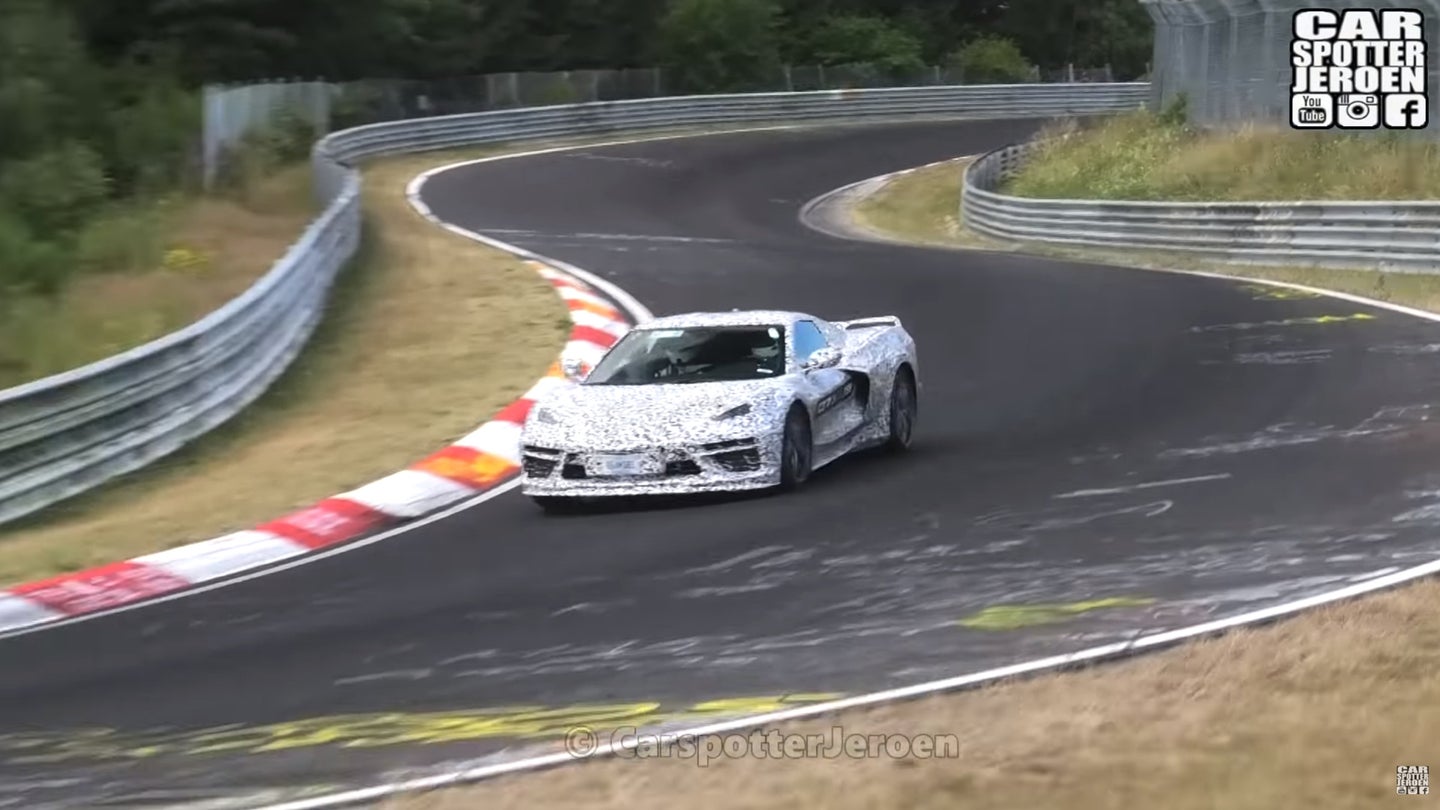 Watch the 2020 Chevrolet Corvette C8 Get Pushed to Its Limits at the Nürburgring