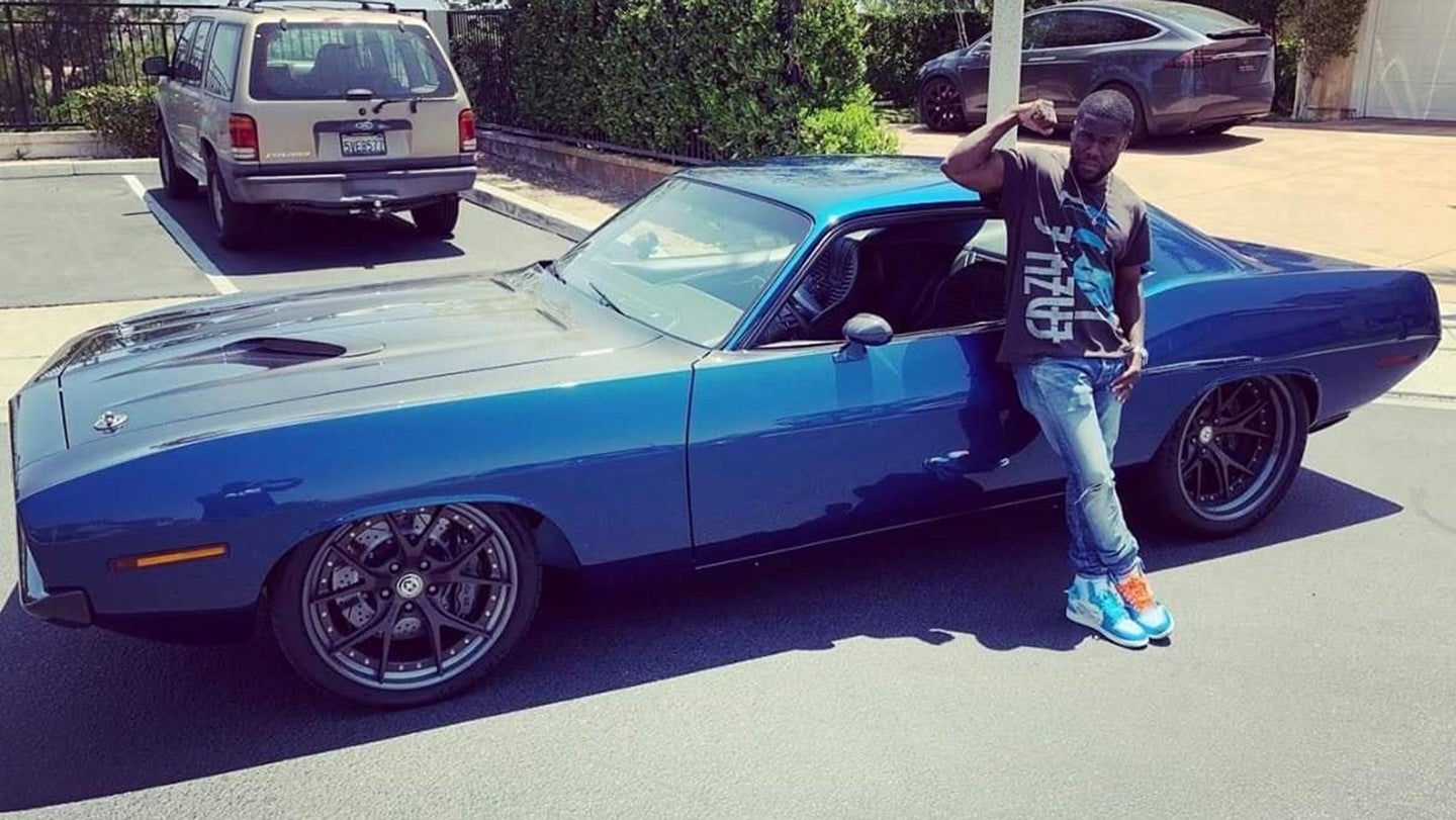 Did You Know Kevin Hart Owns a Hellcat-Swapped 1970 Plymouth Barracuda?
