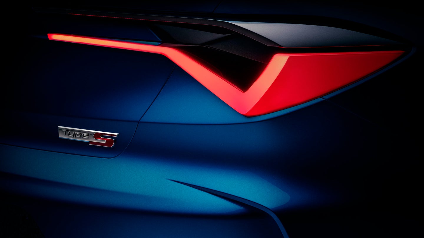 All-New Acura Type S Concept Vehicle Teased Ahead of Monterey Car Week Debut