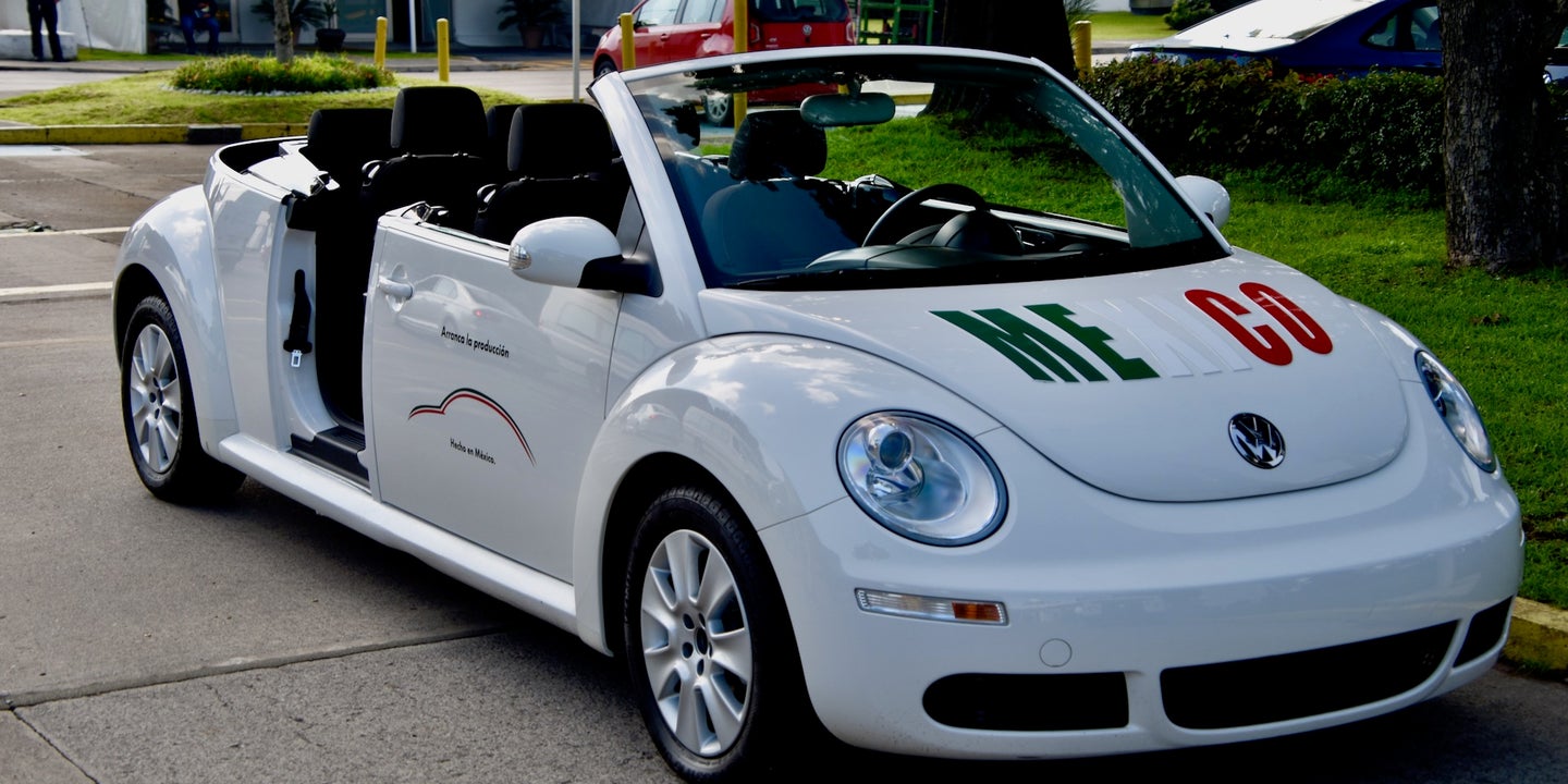 Driving Volkswagen’s Stretched, Three-Row Beetle Cabrio Is a Fever Dream Come True