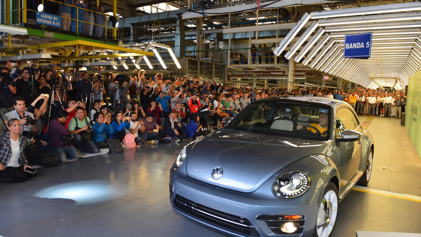 The Death of an Icon: Final Volkswagen Beetle Rolls Off Assembly Line in Mexico