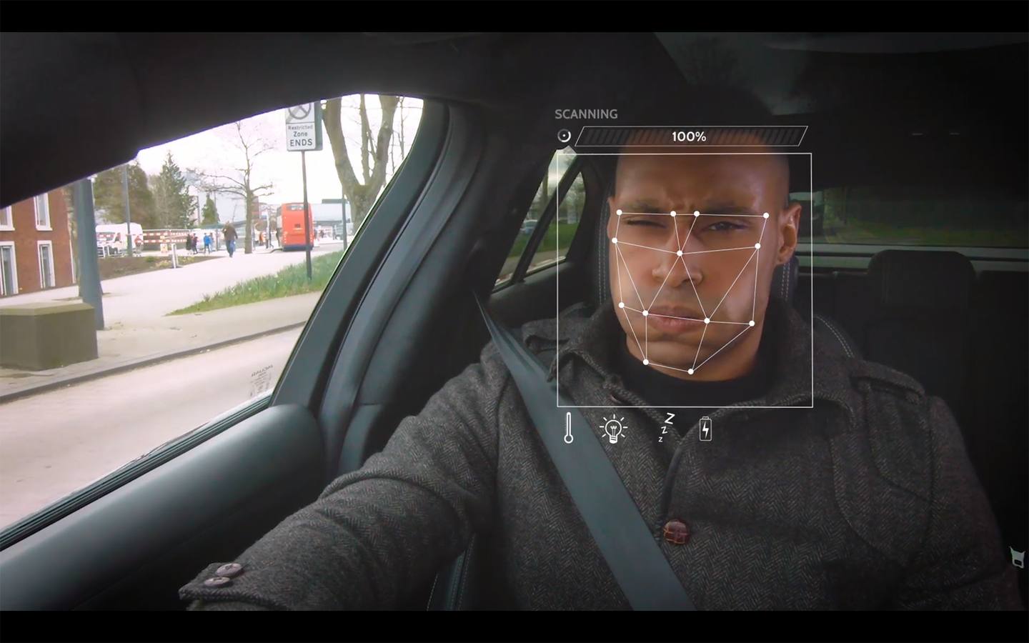 Jaguar and Land Rover’s New Facial Recognition Tech Can Adjust Music or AC if You’re Bored, Hot