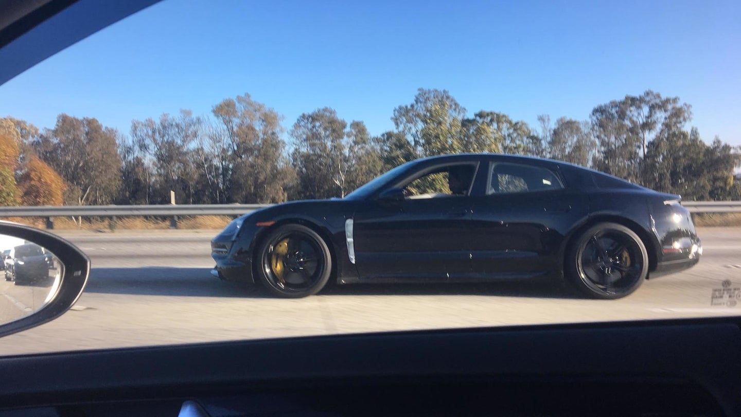 Spied: 2020 Porsche Taycan Spotted Silently Blitzing California