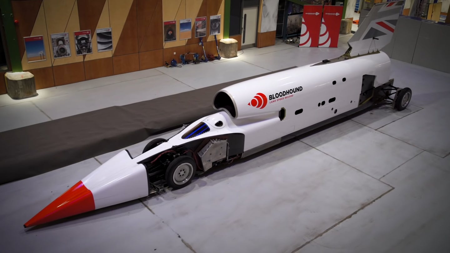 The Bloodhound Land Speed Record Car Is Back and It Wants to Break 1,000-MPH Barrier