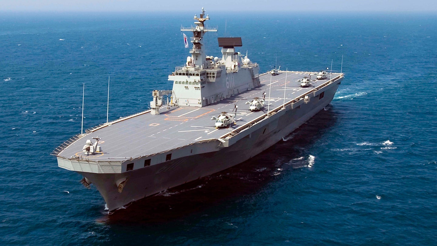 South Korea Kicks Off Development Of A New Amphibious Ship Designed To Carry F-35Bs