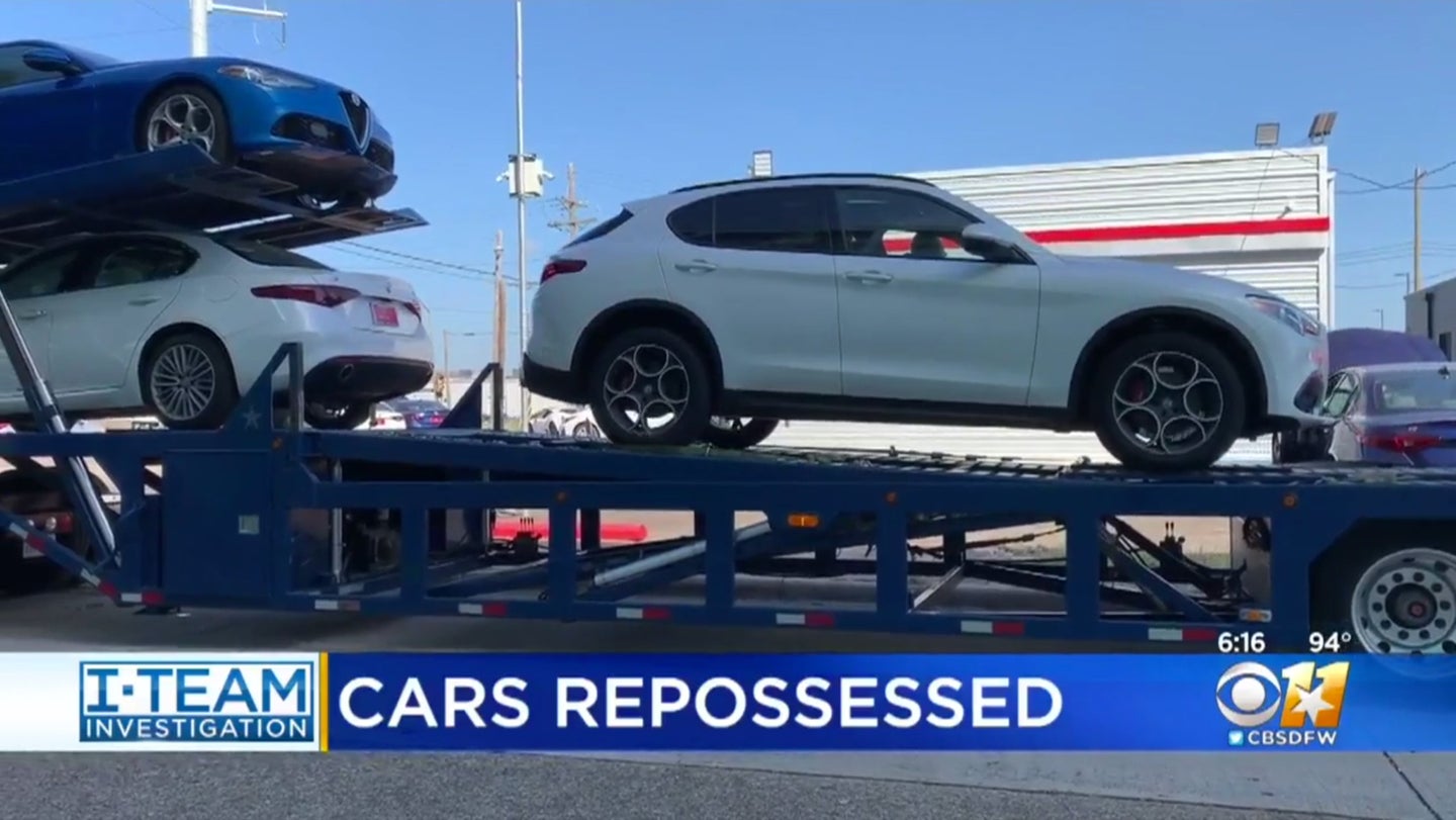 Dallas Alfa Romeo Dealer Has 50 Cars Repossessed to Recover $35 Million Debt