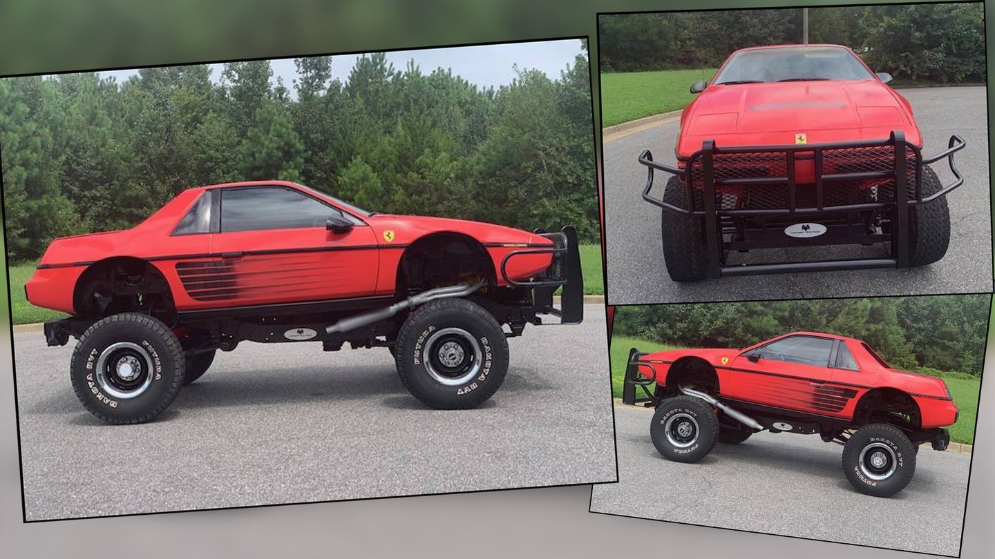 This $9,500 Lifted Pontiac Fiero Is Part Chevy Blazer, Part Faux-Ferrari