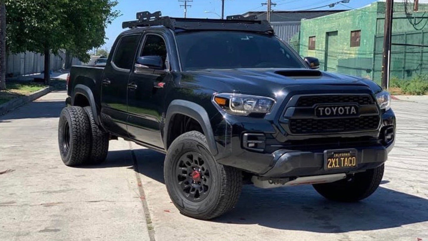 This Dually Toyota Tacoma Conversion Is a Sad Waste of a Pickup Truck